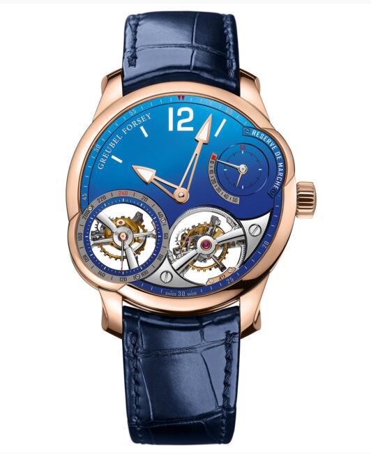 Replica Greubel Forsey Quadruple Tourbillon Blue Limited edition 2018 watch